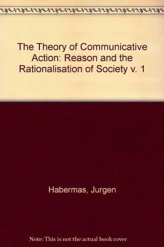 Cover image for The theory of communicative action
