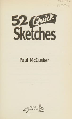 Cover image for 52 quick sketches