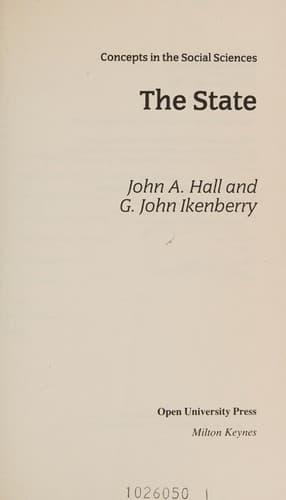 Cover image for The state