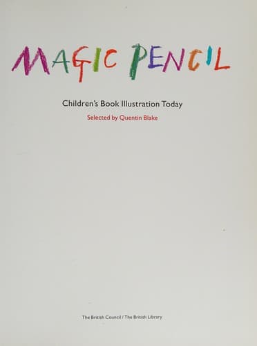 Cover image for Magic pencil