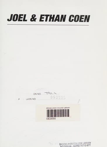 Cover image for Joel & Ethan Coen