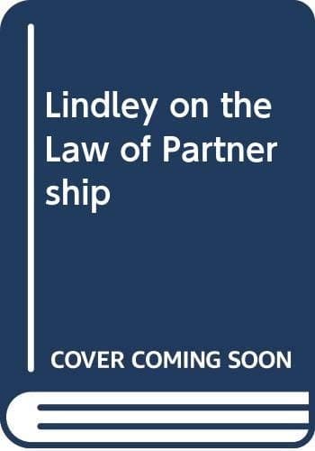 Cover image for Lindley & Banks on partnership.