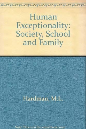 Cover image for Human exceptionality