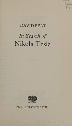 Cover image for In search of Nikola Tesla.