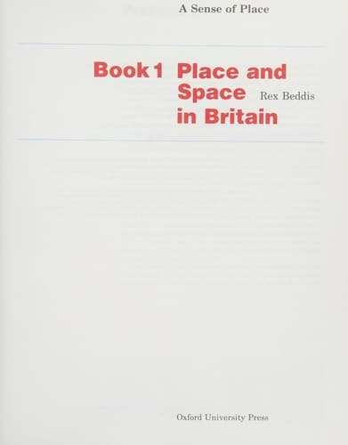 Cover image for A Sense of Place