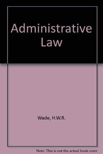 Cover image for Administrative law