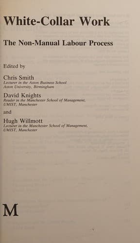 Cover image for White-collar work
