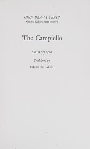 Cover image for The Campiello