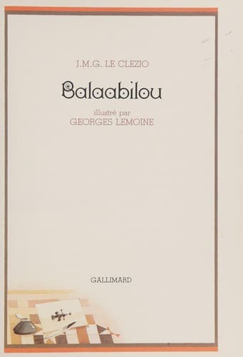 Cover image for Balaabilou