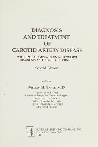 Diagnosis and treatment of carotid artery disease