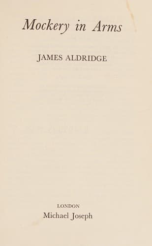 Cover image for Mockery in arms