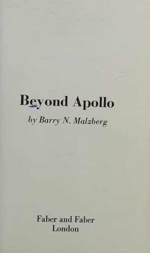 Cover image for Beyond Apollo