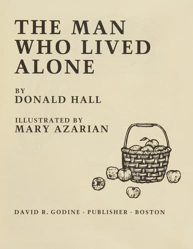 Cover image for The man who lived alone