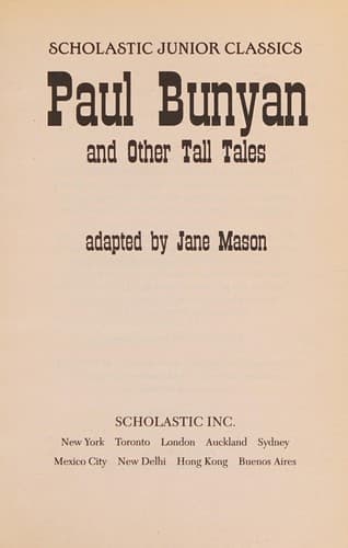 Cover image for Paul Bunyan and other tall tales