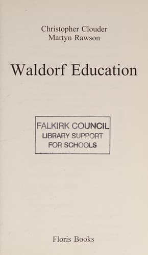 Cover image for Waldorf education