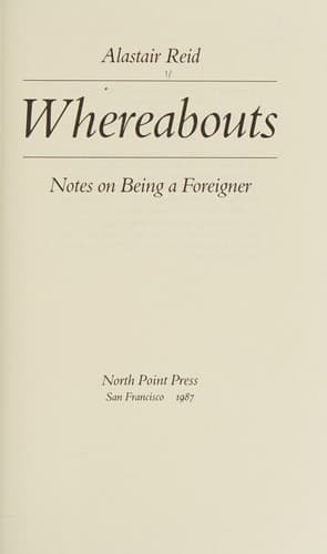 Cover image for Whereabouts