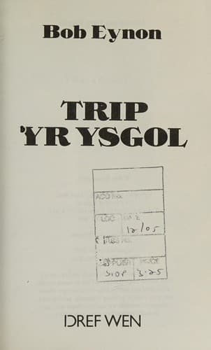 Cover image for Trip Yr Ysgol