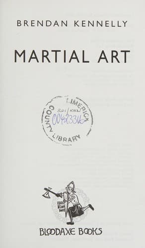 Cover image for MARTIAL ART.