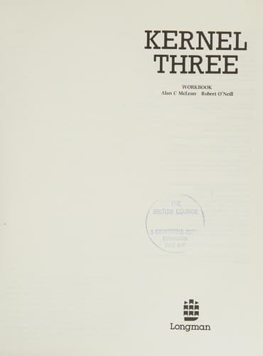 Cover image for Kernel Three