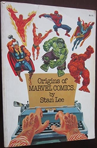 Cover image for Origins of Marvel Comics.