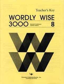 Cover image for Wordly Wise 3000 Book 8 - Answer Key