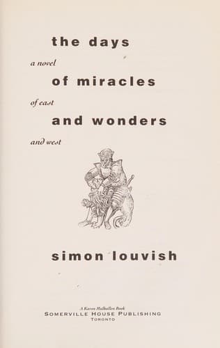 Cover image for The Days of Miracles & Wonders