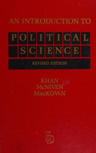 Cover image for An introduction to political science