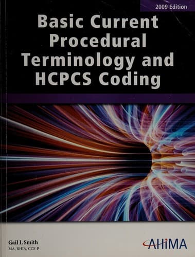 Cover image for Basic current procedural terminology and HCPCS coding