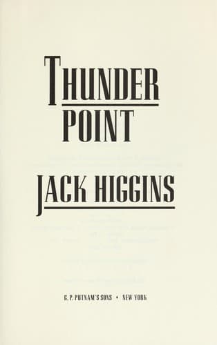 Cover image for Thunder point