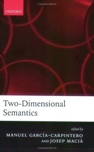 Cover image for Two-Dimensional Semantics