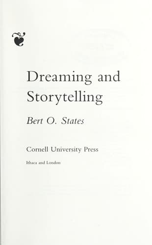 Cover image for Dreaming and storytelling
