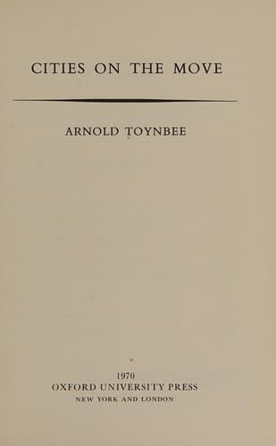 Cover image for Cities on the move