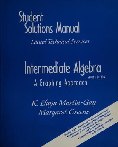 Cover image for Student solutions manual
