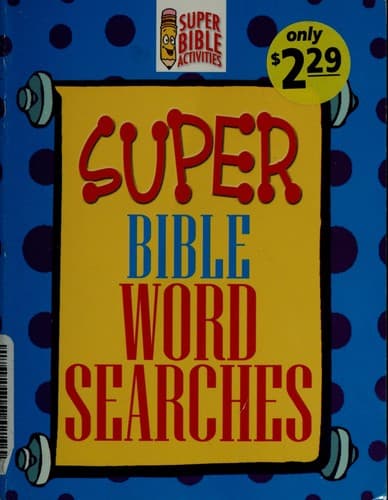 Cover image for Super Bible Word Searches