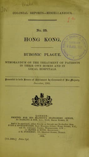 Bubonic plague