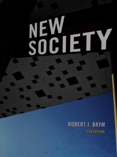 Cover image for New society