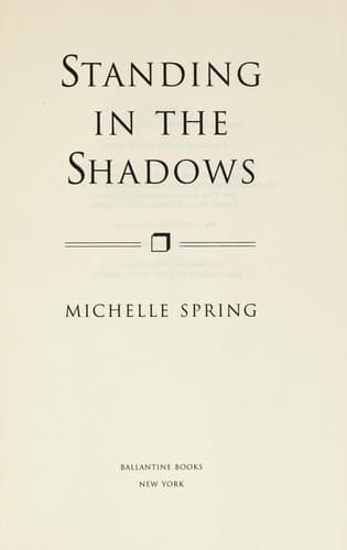 Cover image for Standing in the shadows