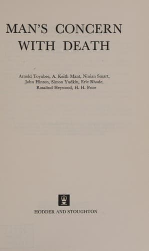 Cover image for Man's concern with death