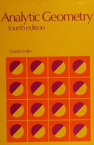 Cover image for Analytic geometry