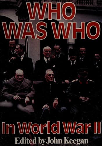 Cover image for Who was who in World War II