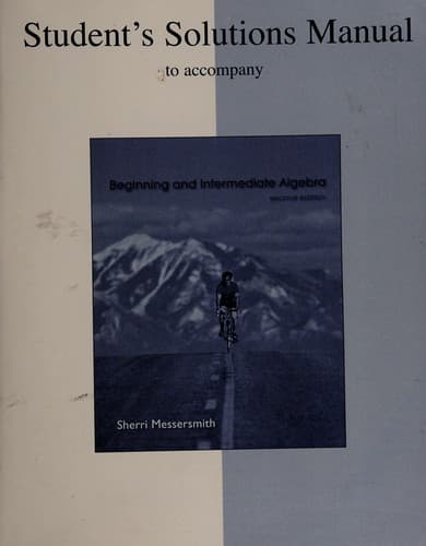Cover image for Beginning and intermediate algebra
