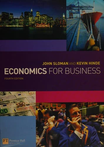 Cover image for Economics for business