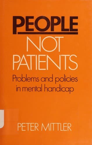 Cover image for People Not Patients