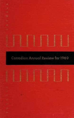 Cover image for Canadian Annual Review for 1969