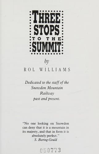 Cover image for Three stops to the summit