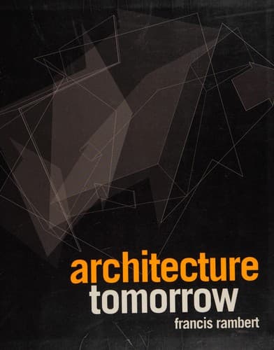 Cover image for Architecture tomorrow