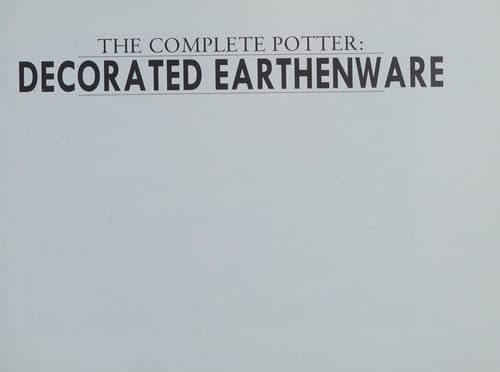 Cover image for Decorated earthenware