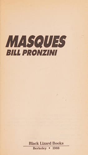 Cover image for Masques