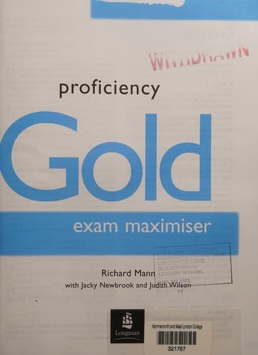 Cover image for Proficiency Gold (PRGO)
