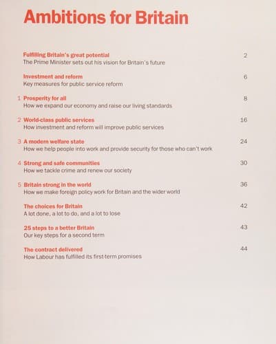 Labour Party Manifesto